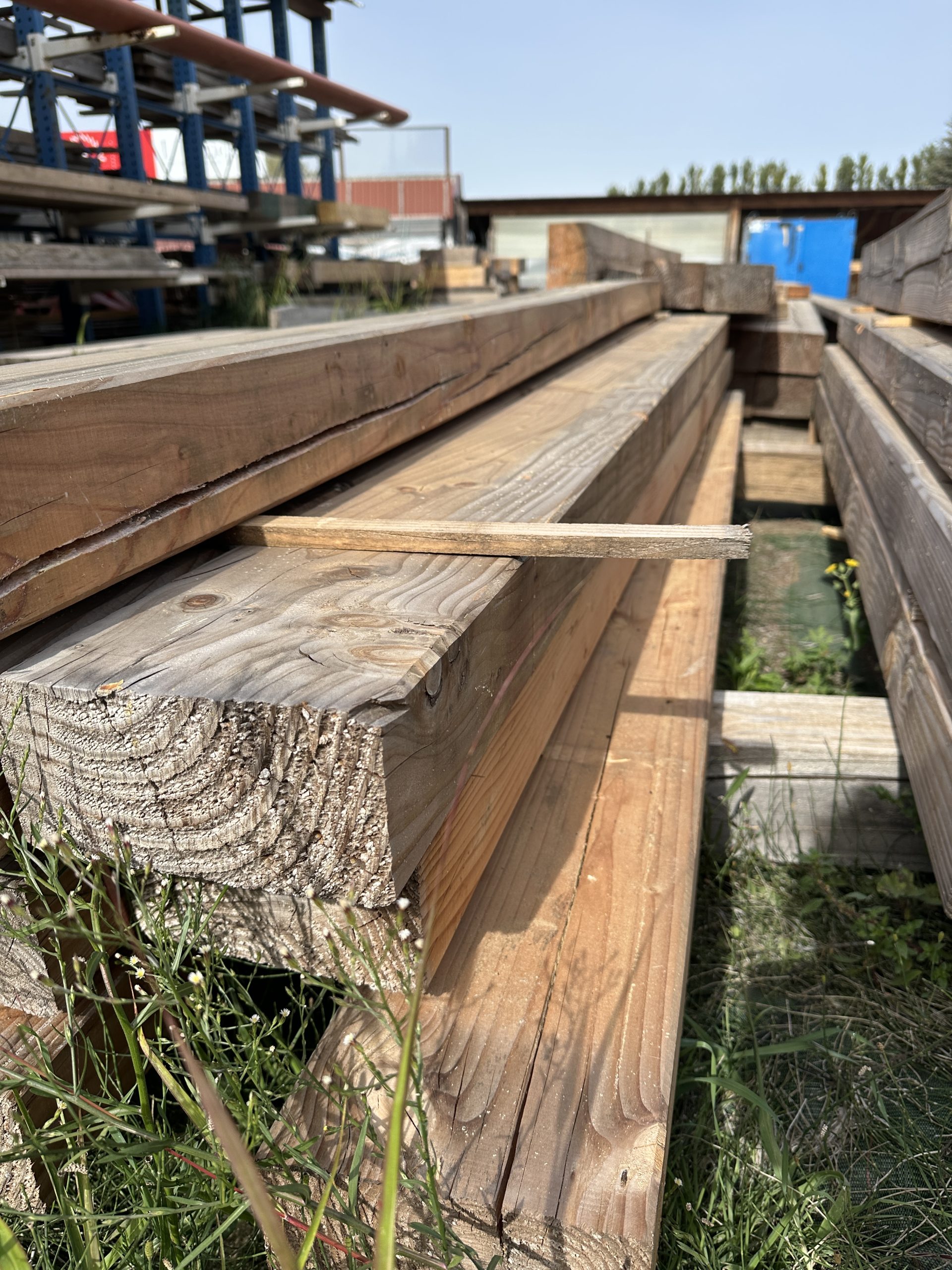 Panne Douglas 150 x 300 brut de sciage pour charpente